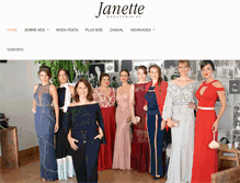 Tablet Screenshot of janettemodas.com.br